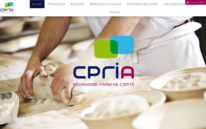 Screenshot of cpriabfc.fr