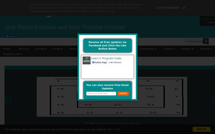 Screenshot of cprograms4future.com