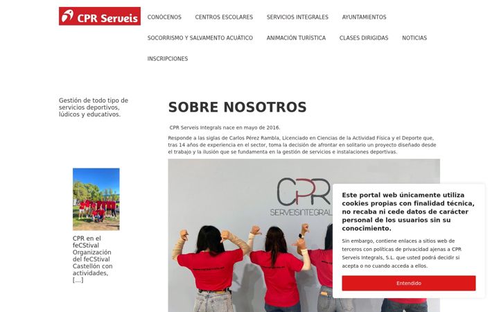 Screenshot of cprserveis.es