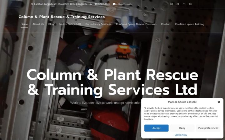 Screenshot of cprts.training