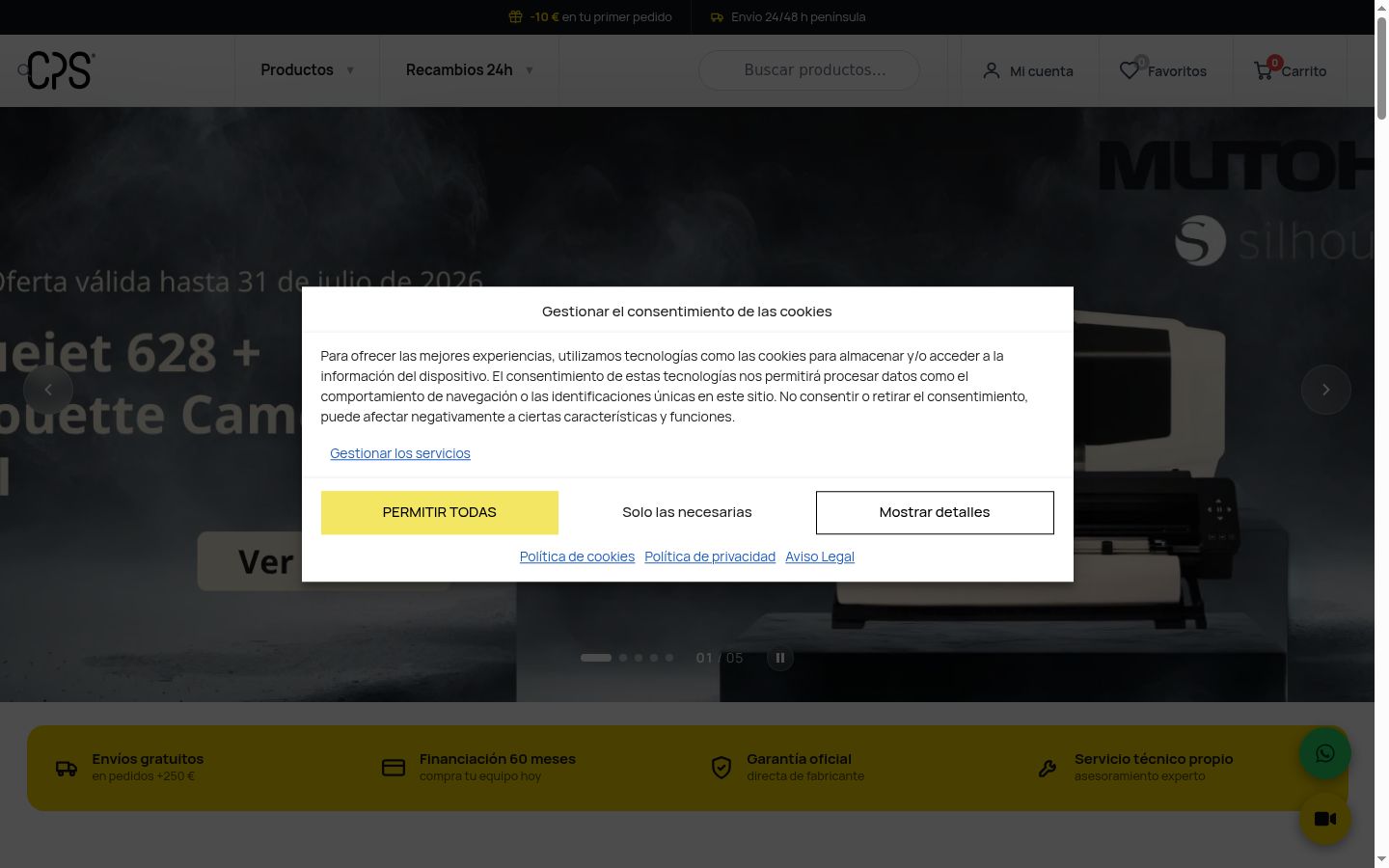 Zrzut ekranu banera zgody wyświetlanego przed jakąkolwiek interakcją