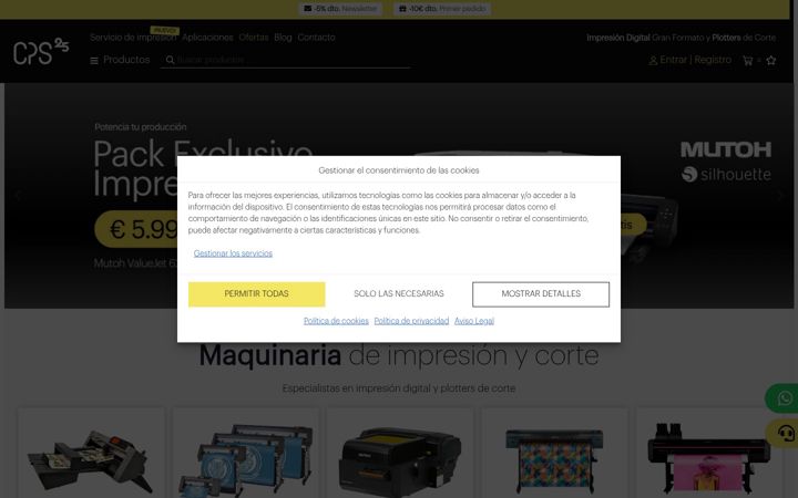 Screenshot of cps-spain.net