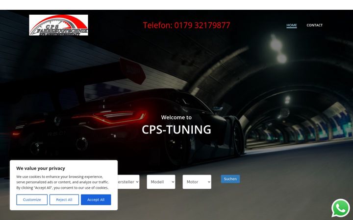 Screenshot of cps-tuning.de