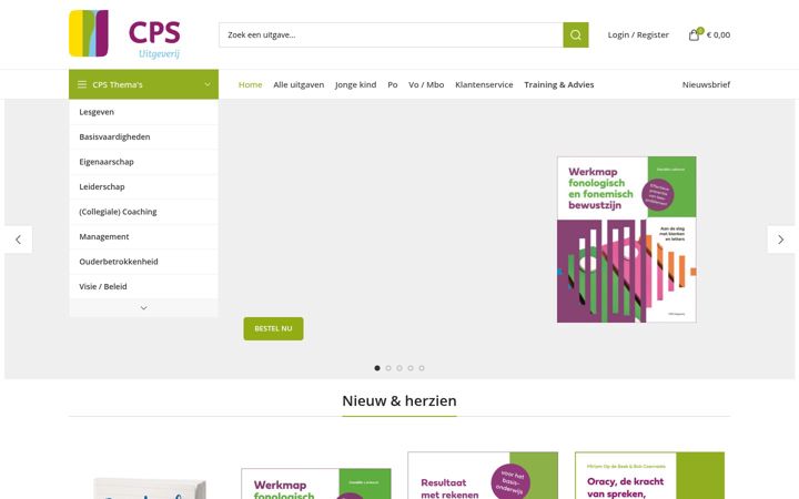 Screenshot του cps-uitgeverij.nl
