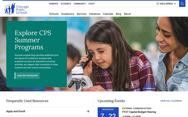 Screenshot of cps.k12.il.us