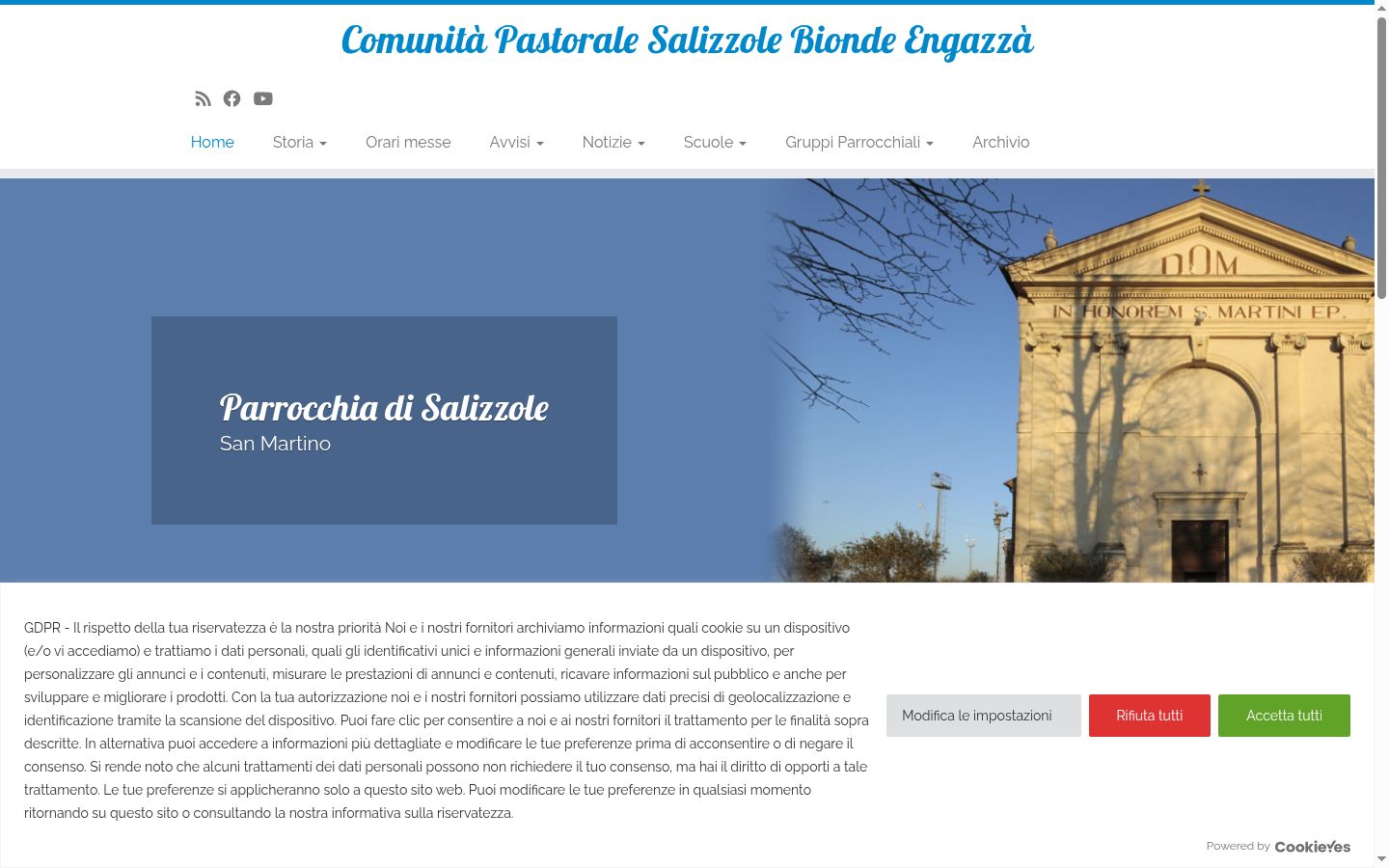 Snímka obrazovky banera súhlasu zobrazeného pred akoukoľvek interakciou