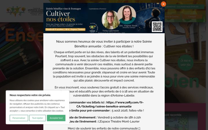 Screenshot of cpscal.org