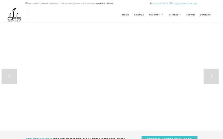 Screenshot of cpsceramiche.com