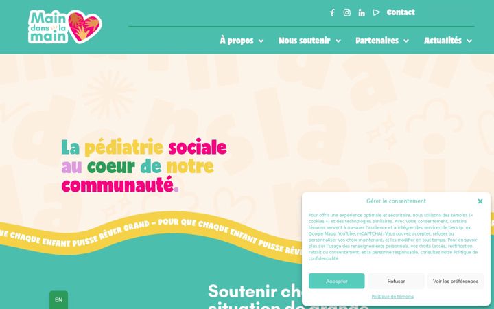 Screenshot of cpscmaindanslamain.org