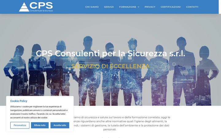 Ekrano kopija cpsconsulenza.it