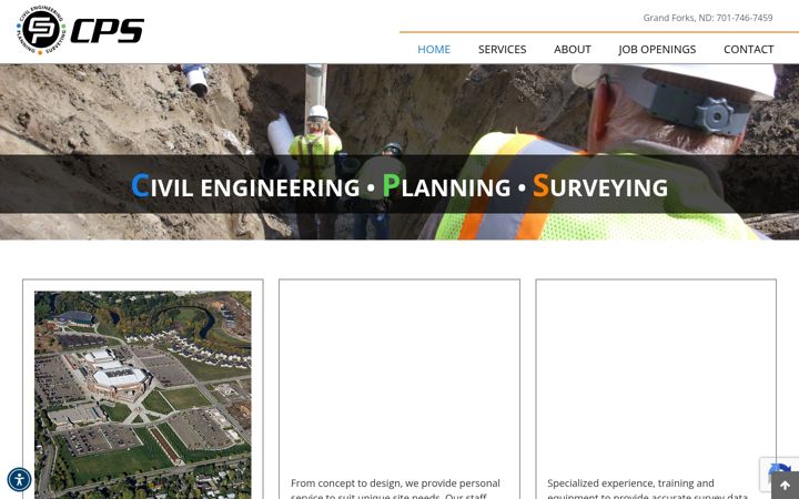Screenshot of cpsengineering.net
