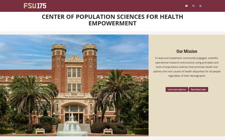 Screenshot of cpshe.fsu.edu