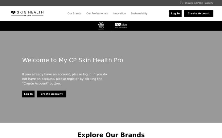 Screenshot of cpskinhealthpro.com