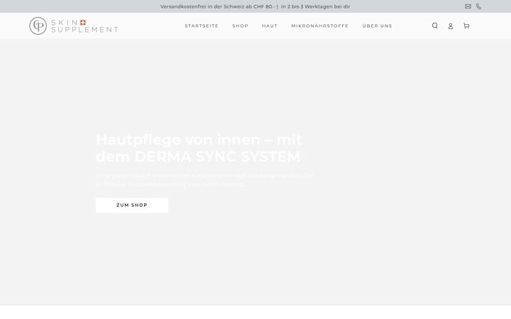 Screenshot of cpskinsupplement.ch