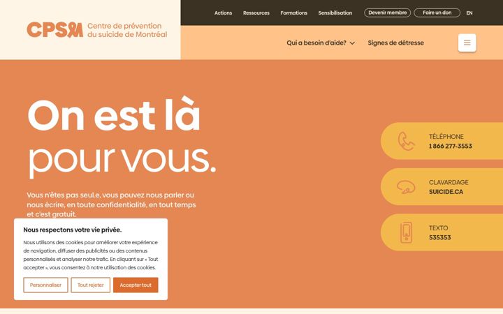 Screenshot of cpsmontreal.ca