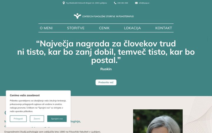 Screenshot von cpsp.si