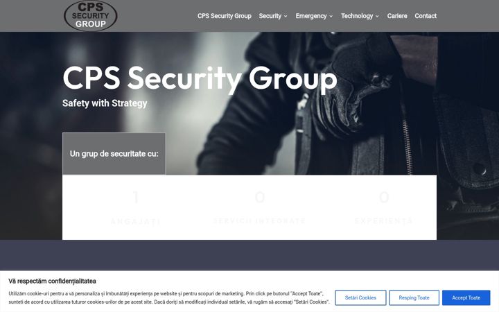 Screenshot of cpssecurity.ro