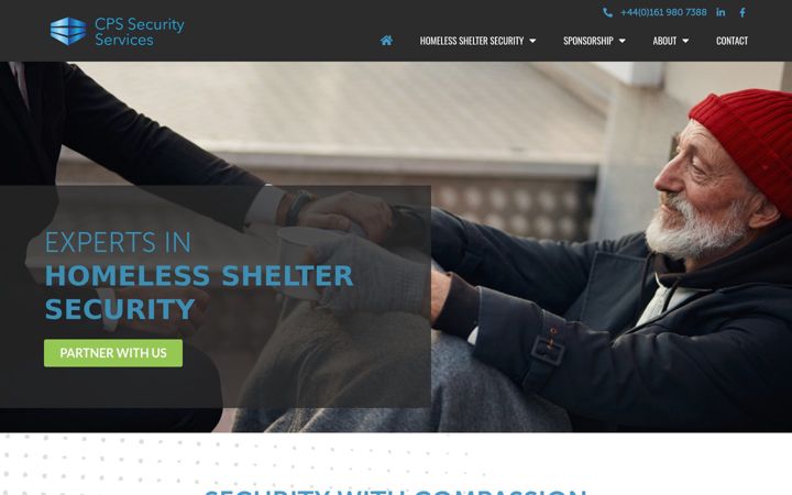 Screenshot of cpssecurityservices.co.uk
