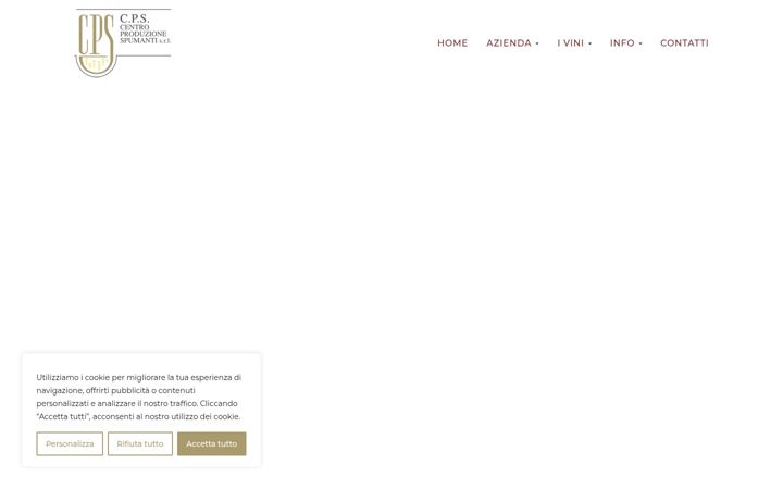 Screenshot of cpsviniespumanti.com