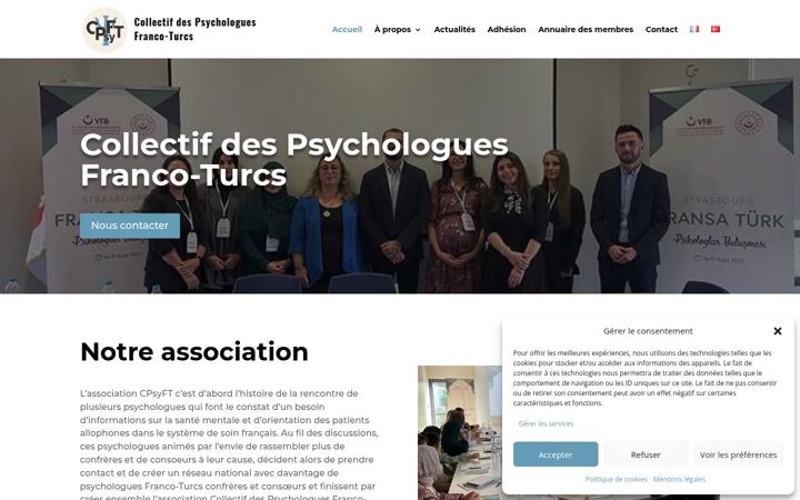 Screenshot of cpsyft.fr