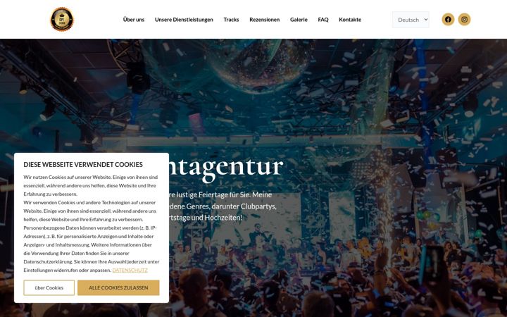 Screenshot of cpt-event.com