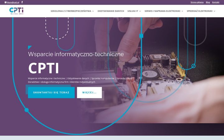 Ekraanipilt saidist cpti.pl
