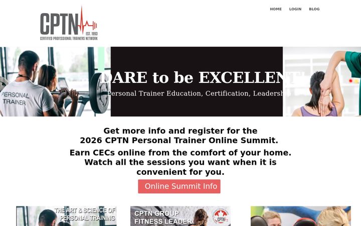 Ekrano kopija cptntrainer.com