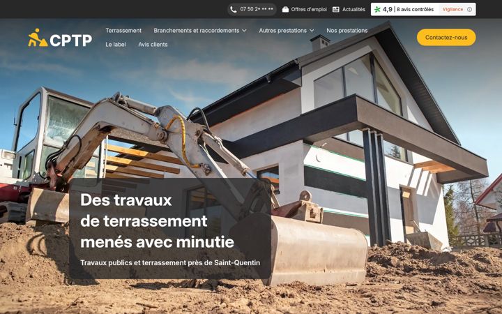 Screenshot of cptp-caumont.fr