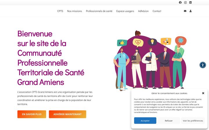Screenshot of cpts-grand-amiens.fr