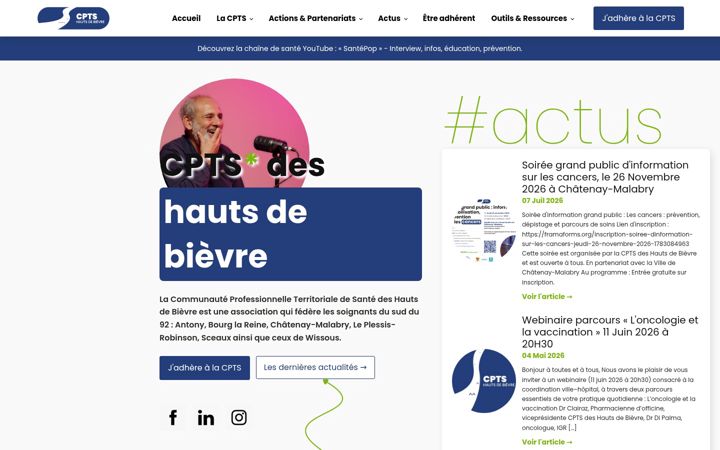 Screenshot of cpts-hautsdebievre.fr