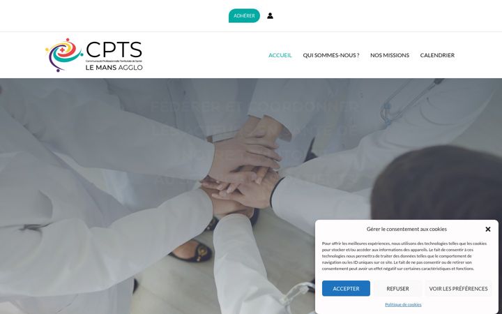 Screenshot van cpts-lemansagglo.fr