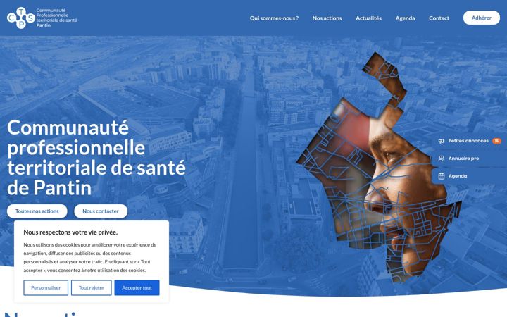 Screenshot of cpts-pantin.fr