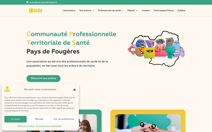 Screenshot of cpts-paysdefougeres.fr
