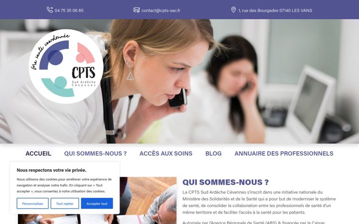 Screenshot of cpts-sac.fr