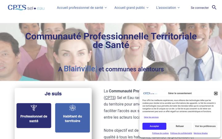 Posnetek zaslona cpts-sel-et-eau.fr