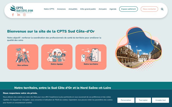 Screenshot του cpts-sudcotedor.fr