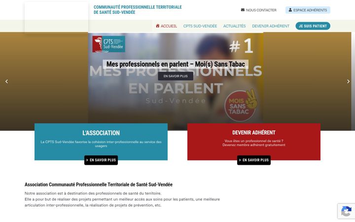 Screenshot of cpts-sudvendee.fr