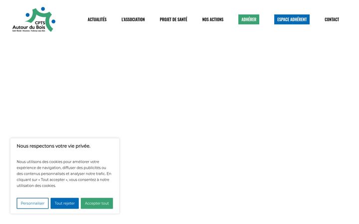 Screenshot του cptsautourdubois.fr