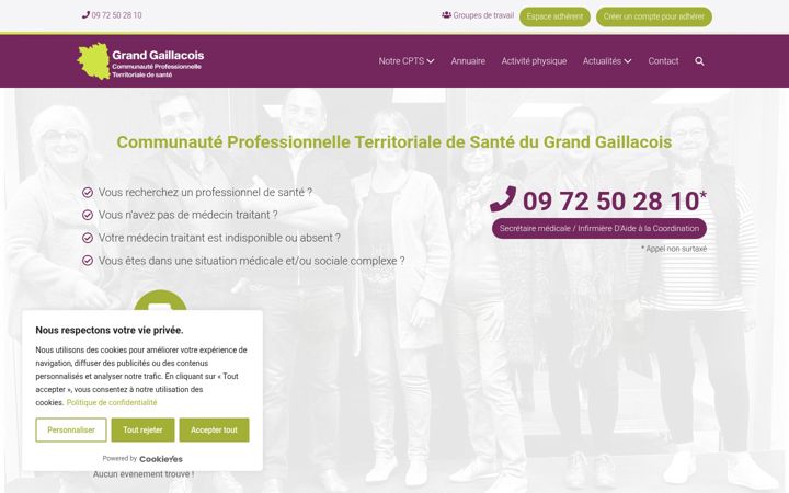 Captura de ecrã de cptsdugrandgaillacois.org