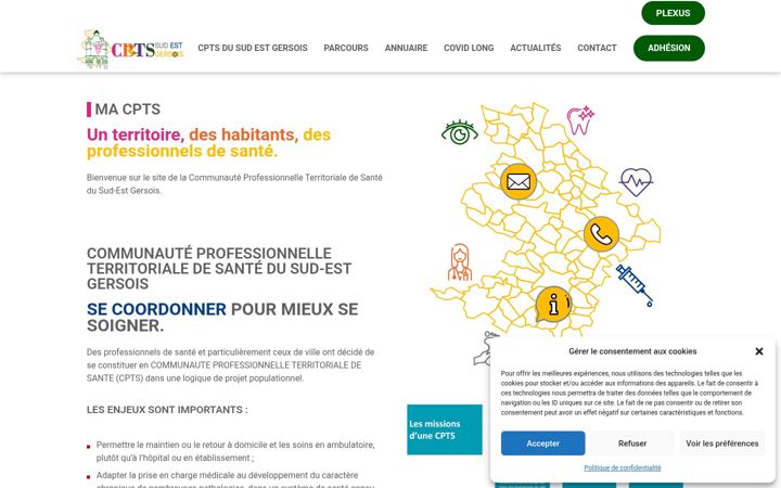 Screenshot of cptsdusudestgersois.org