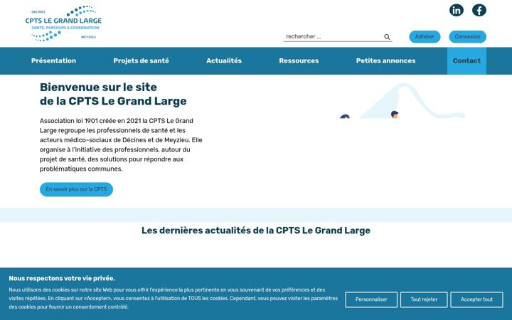 Screenshot του cptslegrandlarge.fr