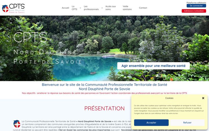Screenshot του cptsnorddauphineportedesavoie.fr