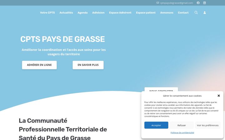 Screenshot του cptspaysdegrasse.fr