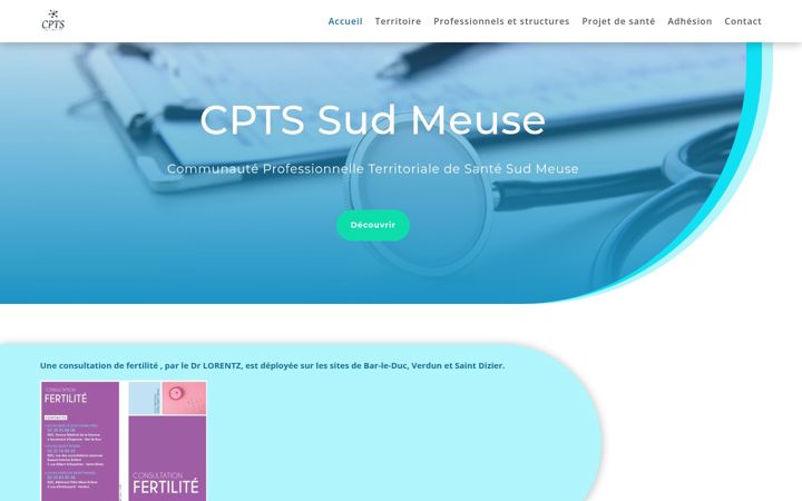 Screenshot του cptssudmeuse.fr