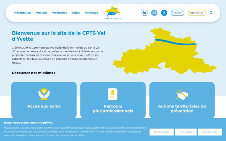 Screenshot του cptsvaldyvette.fr