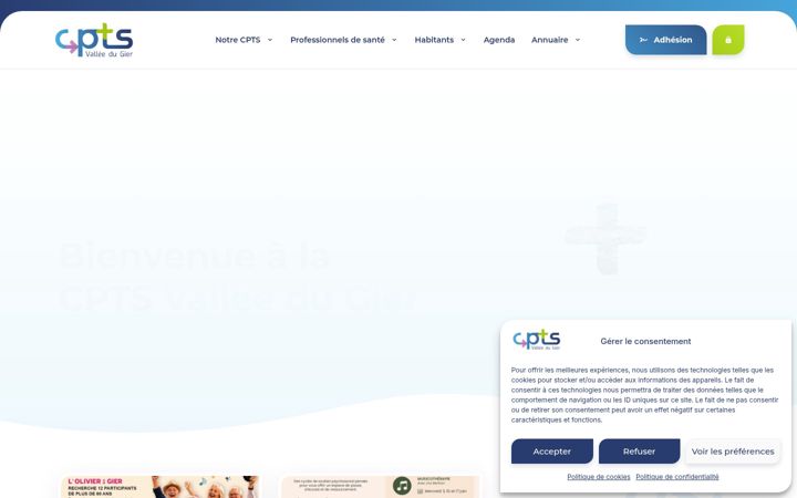 Screenshot of cptsvalleedugier.fr