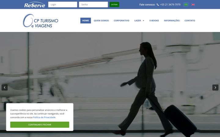 Ekrano kopija cpturismo.com.br