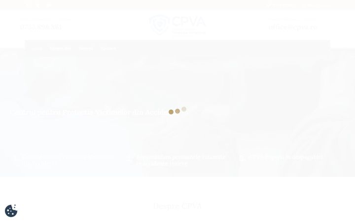 Screenshot of cpva.ro