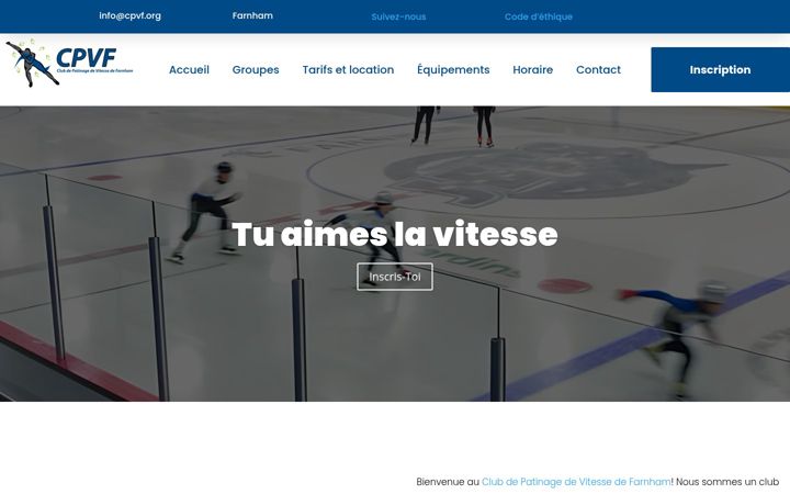 Screenshot of cpvf.org