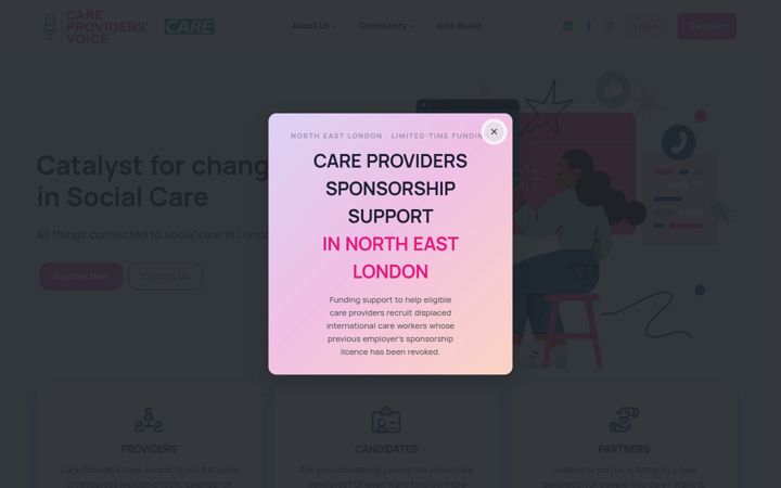Screenshot of cpvnel.co.uk